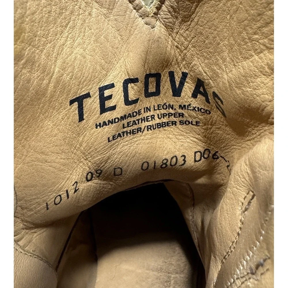 Tecovas The Dean Suede Men's Size 9 D Boots 1012 Pull On